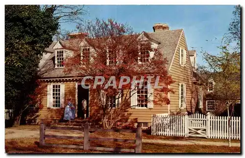 Cartes postales Brush Everard House Williamsburg Virginia