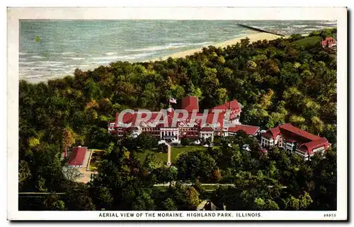 Ansichtskarte AK Aerial View of the Moraine Highland Park Illinois