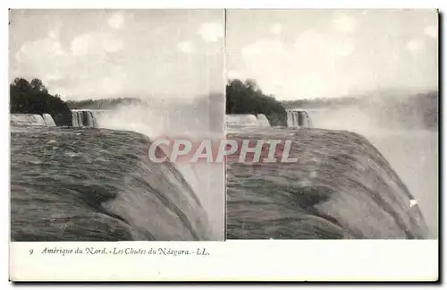 Cartes Stereoscopiques - USA - Amerique du Nord - Les Chutes du Niagara - Ansichtskarte AK