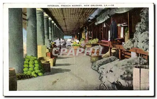 Cartes postales Interior French Market New Orleans