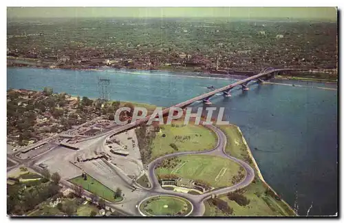 Ansichtskarte AK Aerial View Of The World Famed Peace Bridge