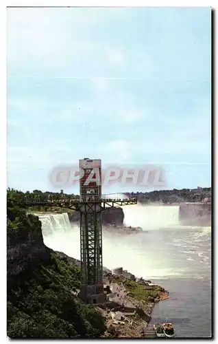 Cartes postales General view Of Niagara Falla Showing Observation Tower