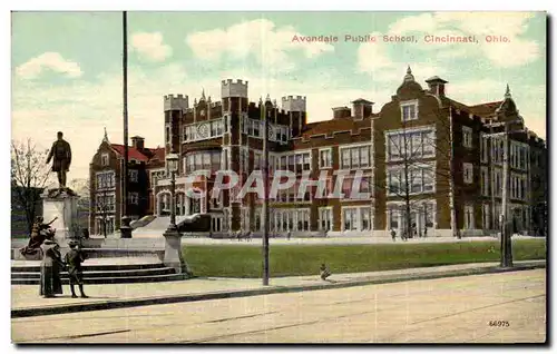 Cartes postales Avondale Public School Cincinnati Ohlo