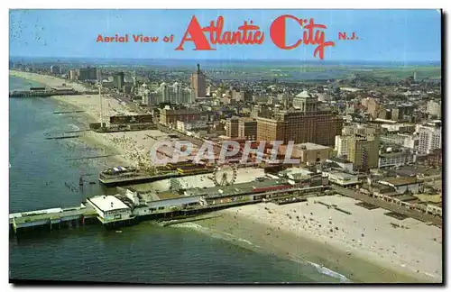 Cartes postales Aorial View of Atlantic City