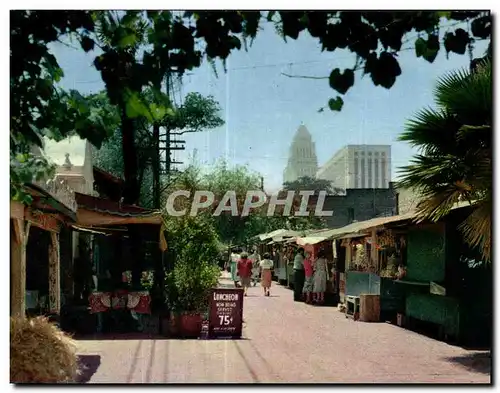 Cartes postales Olvera Street Los Angeles California Olvera Street was the old trail down