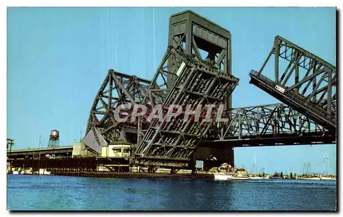 Cartes postales Bascule Drawbridge Long Beach California