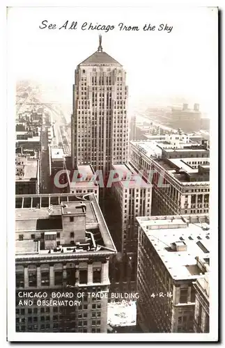 Cartes postales Chicago Board Of Trade Building And Observatory