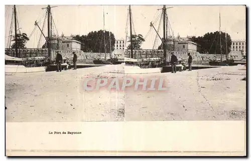 Carte Stereoscopique - Le Pont de Bayonne - Cartes postales