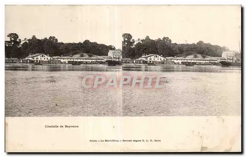 Carte Stereoscopique - Bayonne - La Citadelle - Ansichtskarte AK