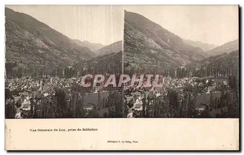 Carte Stereoscopique - Vue Generale de Luz - Pris de Solferino - Cartes postales