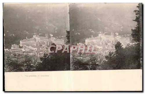 Carte Stereoscopique - Vue generale de Cauterets - Ansichtskarte AK