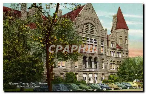 Cartes postales Wayne Country Court House Richmond Indiana