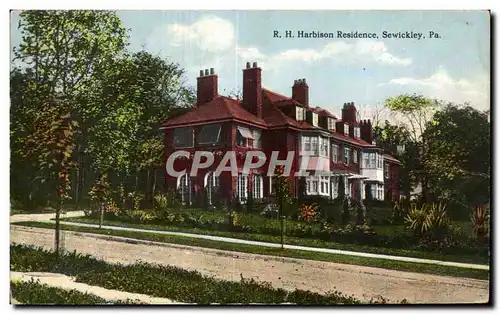 Ansichtskarte AK R H Harbison Residence Sewickley Pa