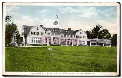 Cartes postales Allegheny Country Club Sewickley Heights PA