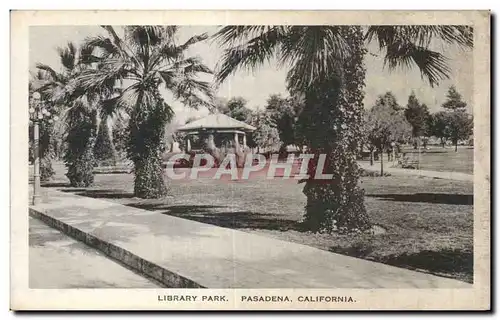Cartes postales Library Park Pasadena California
