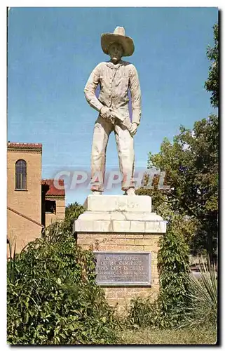 Ansichtskarte AK Cowboy Statue Boot Hill Dodge City Kansas