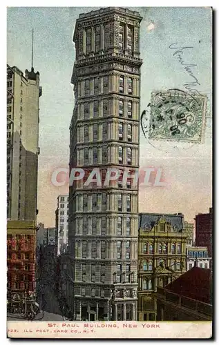 Cartes postales St Paul Bulding New York