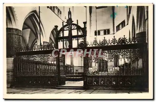 Ansichtskarte AK Haarlem Grote of St Bavokerk Koorhek Choir Gate