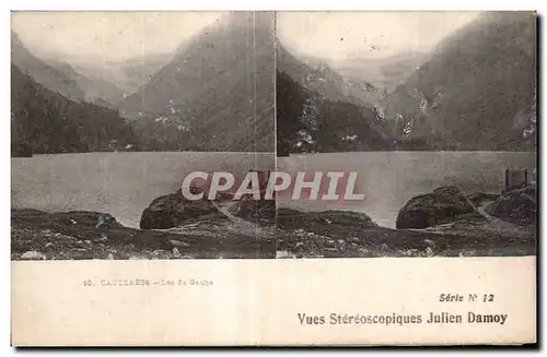 Ansichtskarte AK Vues Stereoscopiques Julien Damoy Cauterets Lac de Gaveh