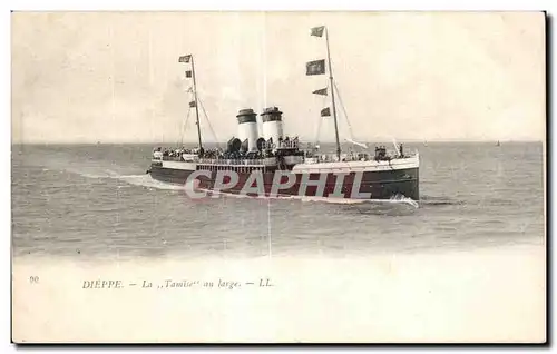 Cartes postales Bateau Dieppe La Tamise