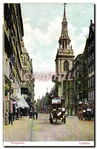 Cartes postales Cheapside London