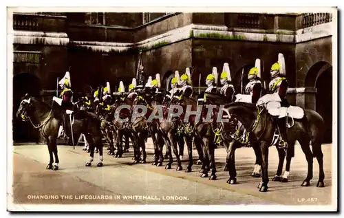 Cartes postales Changing the Lifeguards in Whitehall London