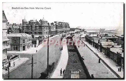 Ansichtskarte AK Bexhill on Sea from Marina Court