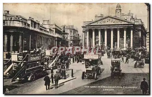 Cartes postales The Bank of England   Royal Exchange London