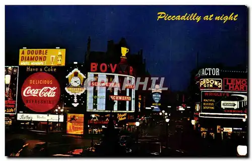 Cartes postales Piccadilly at Night London