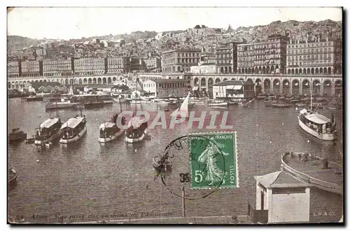 Ansichtskarte AK Bateau Algerie Alger Vue prise des bastions de l amiraute