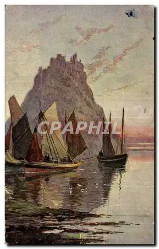 Cartes postales Bateau Barques de peche