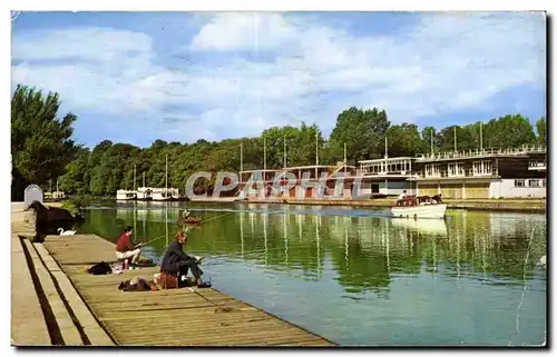 Cartes postales moderne River Isis And Coloege Barges Oxford