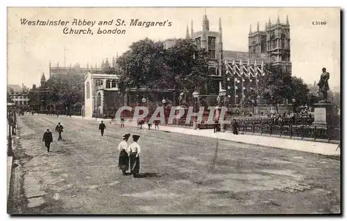 Cartes postales Westminster Abbey and St Margaret s church London