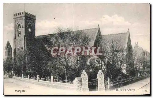 Cartes postales Margate St Paul s church