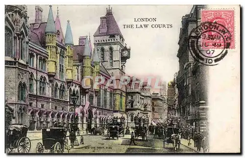 Cartes postales London The law courts