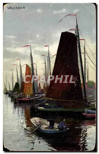 Cartes postales Bateau Volendam