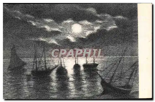 Cartes postales Bateau Peche