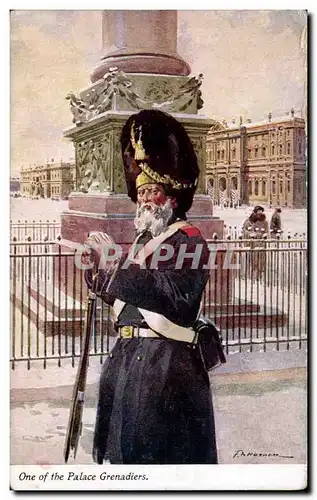 Cartes postales One of the Palace grenadiers London Uniforme Soldat Militaria