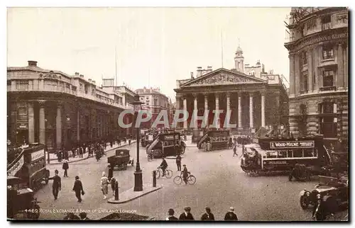 Cartes postales Royal Exchange   Bank of England London