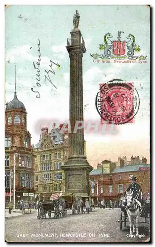 Cartes postales Grey Monument Newcastle on Tyne