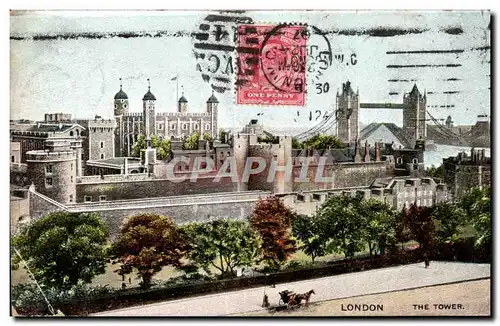 Cartes postales London the tower