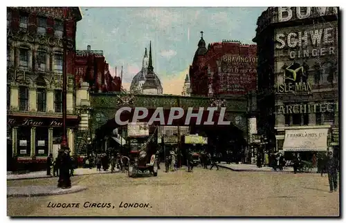 Cartes postales Ludgate Circus London