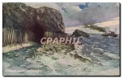 Ansichtskarte AK Fingalls Cave Staffa