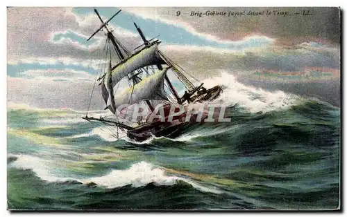 Cartes postales Bateau Brig Goelette