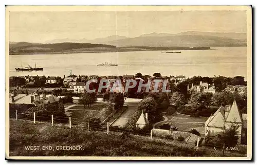 Ansichtskarte AK West End Greenock