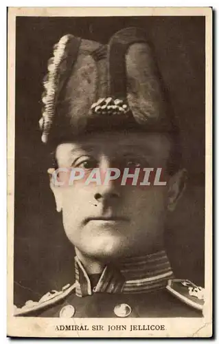 Cartes postales Admiral Sir John Jellicoe
