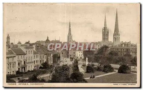 Cartes postales Three Spires Coventry