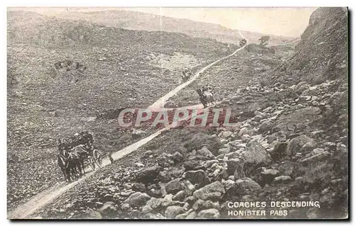 Cartes postales Coaches Descending Honister Pass