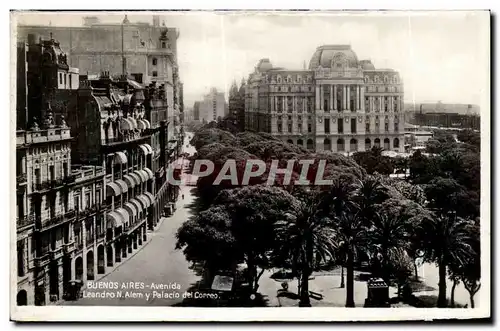 Ansichtskarte AK Buenos Aires Avenida Leandro Alem Palacio del Correo Argentine Argentina