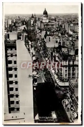 Ansichtskarte AK Buenos Aires Avenida Callao Argentine Argentina